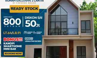 Rumah Ready Pinggir Jalan di Cibinong