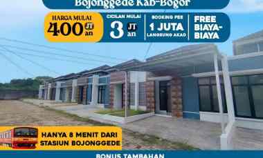 Rumah Ready Stok 8 menit dari Stasiun Bojonggede DP 0