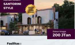Rumah Resort Santorini Style, Cocok untuk Investasi