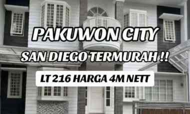 Rumah Dijual di SAN DIEGO PAKUWON CITY