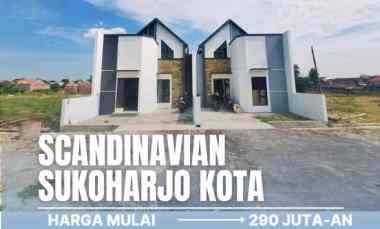 rumah scandinavian di sukoharjo kota