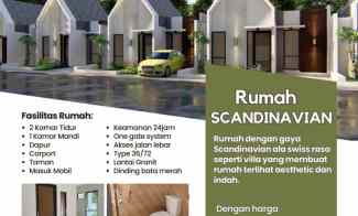 Rumah Scandinavian Rasa Villa Murah