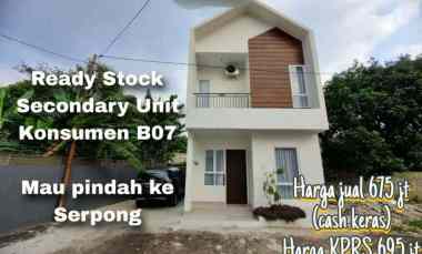 rumah second dalam cluster sawangan depok dekat parung