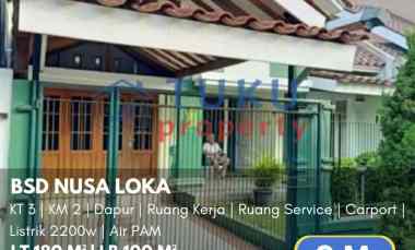 Rumah Dijual di Bsd nusa loka, serpong, tangerang selatan