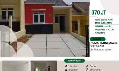 Rumah SIAP HUNI 5 menit St. Citayam Free Bea2