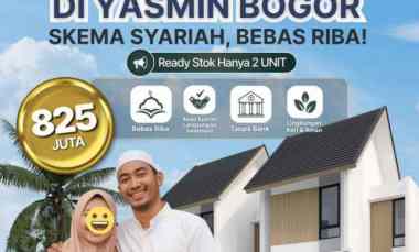 Rumah Siap Huni Cluster Muslim Yasmin Bubulak Bogor