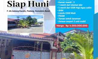 rumah siap huni di padang