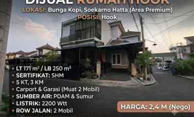 Rumah Siap Huni Lokasi di Soekarno Hatta Malang