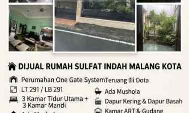 Rumah Siap Huni Lokasi di Sulfat Kota Malang