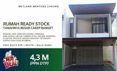 Rumah Dijual di Metland Menteng, Cakung, Jakarta Timur