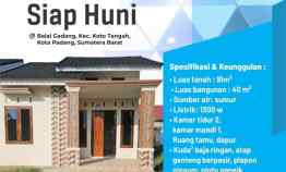 Rumah Siap Huni Minimalis di Padang