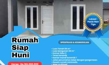 rumah siap huni murah di padang