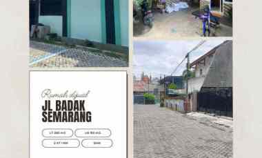 Rumah Strategis jl. Badak Semarang dekat Simpang Lima