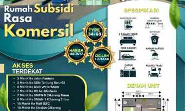 Rumah Subsidi Navara Terra Cikarang Timur