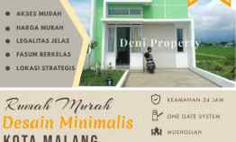 Dijual Rumah Murah di Tombro dekat Kampus Brawijaya Kota Malang