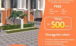 Promo Rumah 2 Lantai Murah Joyo Agung dekat Kampus Uniga Kota Malang