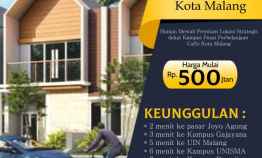 Promo Rumah 2 Lantai Murah 500 Jutaan Joyo Agung 3 dekat Kampus Brawijaya