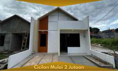 rumah tropis modern 1 lantai cicilan mulai 2 jutaan