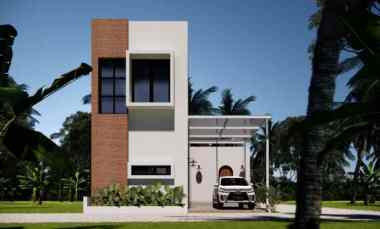 rumah villa modern di jogja utara