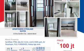 sewa apartemen tower a citra lake suite jakarta barat