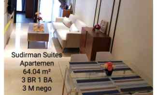 Sudirman Suites Apartemen 64.04 M 3 BR 1 BA 3 M Nego