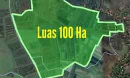 Dijual Tanah 100 Hektar Muaragembong Bekasi