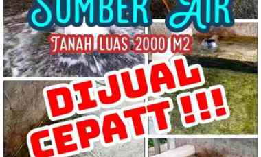 Tanah Ada Sumber Air 2000m2 DiPonggok Klaten 1,1 M