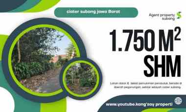 Tanah Dijual di Subang