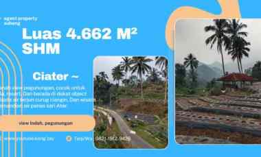 Tanah dekat Wisata, Air Terjun Ciangin, Ciater - Subang