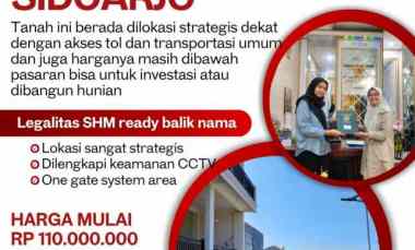 Tanah Dijual di keboananom, gedangan, sidoarjo