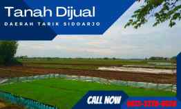 tanah dijual di tarik sidoarjo lokasi strategis