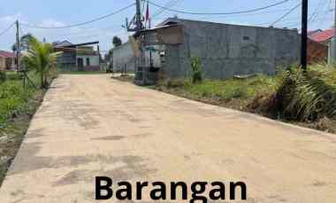 tanah dijual kota barangan