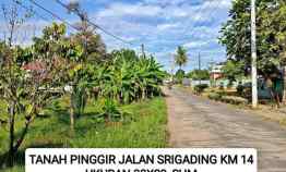 Tanah Dijual Lokasi KM 14 Srigading