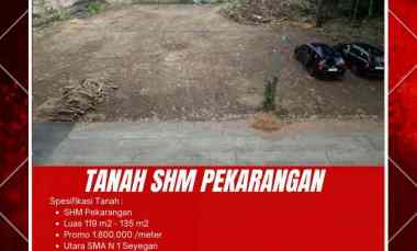 Tanah Dijual Shm Pekarangan, Seyegan Sleman