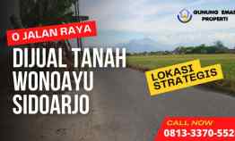 Dijual Tanah Wonoayu Sidoarjo 0 Jalan Raya Wonokasian