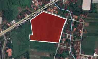 Tanah Dijual di jalan pantura sukarno hatta