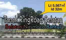 Tanah Ringroad Barat Selatan Toyota Nasmoco Lt 5667m Ld 33m SHMP