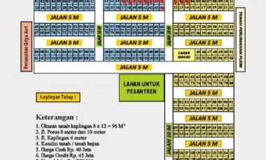Cash dan Credit Tanah Kavling di Matamerah Palembang Dp. 750.ribu