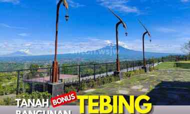 tanah jogja kawasan wisata tebing breksi lt 3013 m shm