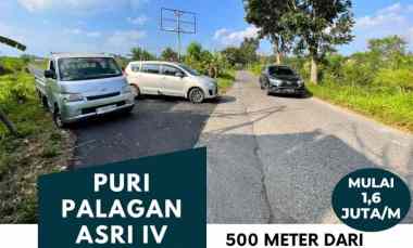 tanah kaveling mulai 1 6juta meter di jl palagan km 13