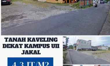 Tanah Kavling 900 meter Kampus Uii Jakal