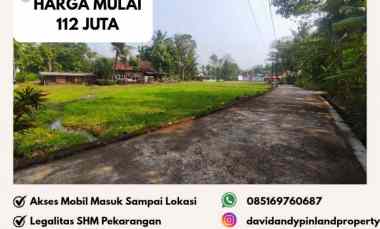 Tanah Kavling dekat Exit Tol Banyu Rejo