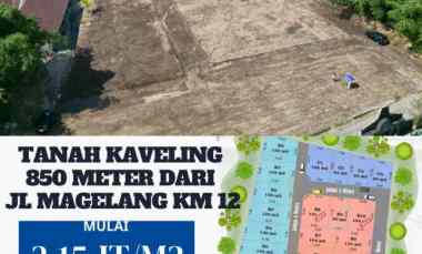 Tanah Kavling dekat jl. Magelang km 12