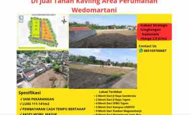 Tanah Kavling di Perumahan Elit, Area Ngemplak Sleman