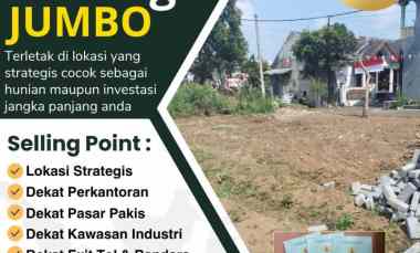 Tanah Kavling Lokasi Strategis dekat Pasar Pakis