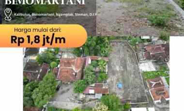 tanah kavling mulai 100 jutaan utara spbu selomartani