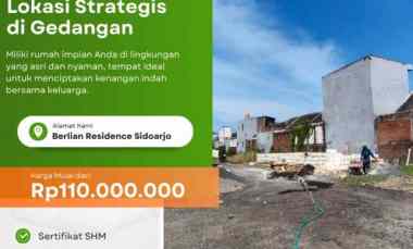 Tanah Dijual di berlian residence 1 keboan anom gedangan sidoarjo