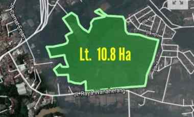 Dijual Tanah Komersial 10,8 Hektar - Cileungsi Kab. Bekasi