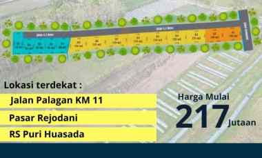 tanah murah dekat pasar rejodai jalan palagan km 11