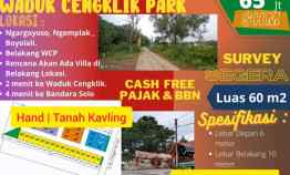 Jual Tanah Kavling Murah dekat Waduk Cengklik Park Boyolali